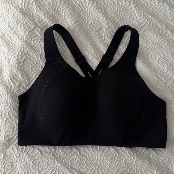 Lululemon AirSupport Bra *High Support C-DDD CupsBlack / Asphalt Grey 36D